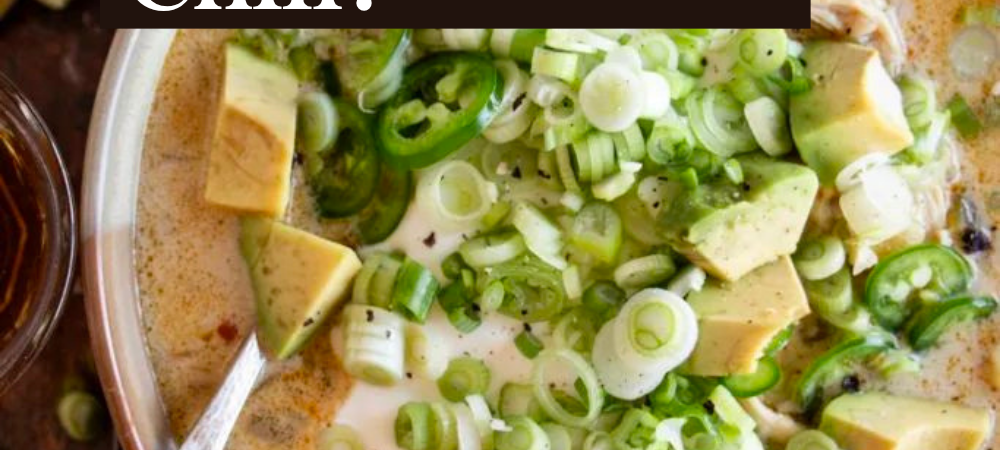 Easy Crockpot White Chicken Chili You Can Set and Forget
