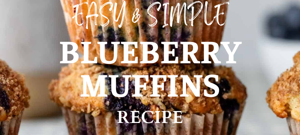 Moist and Tender Blueberry Muffins With a Sugar-Crusted Top
