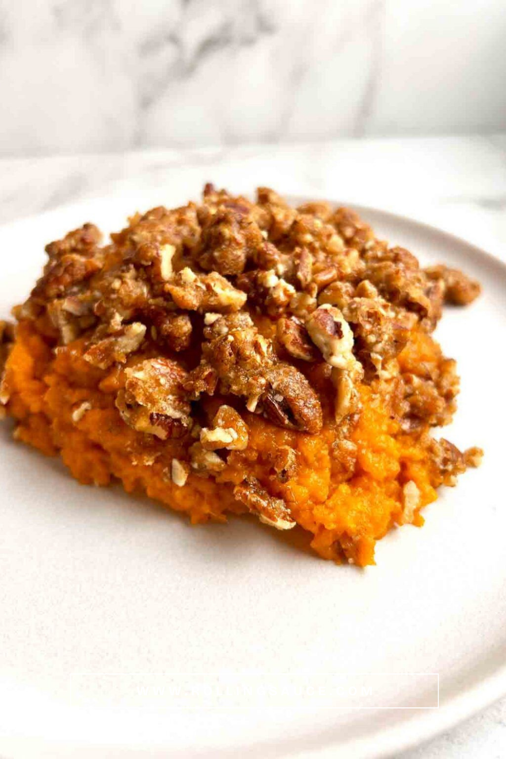 Make-Ahead Sweet Potato Casserole That Reheats Like a Dream