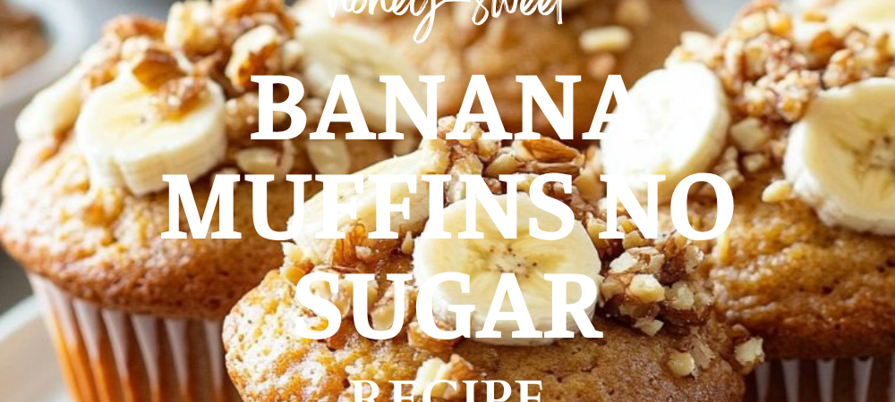 Banana Oat Muffins Sweetened With Honey (No Refined Sugar!)