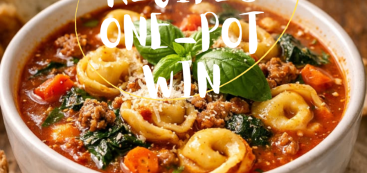 Creamy Tomato Tortellini Soup — One Pot, 25 Minutes, Done
