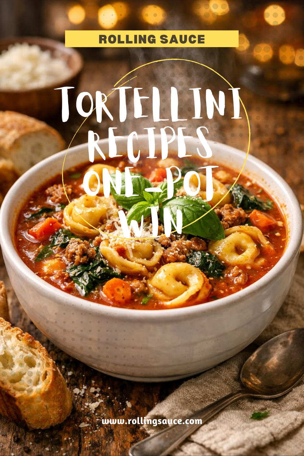 Creamy Tomato Tortellini Soup — One Pot, 25 Minutes, Done